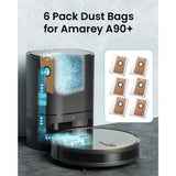 6 Pack Replacement Dust Bags for A90+ Robot Vacuum