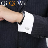 Classic Two Lines Mens Cufflinks for Groomsmen - CL-020