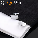 Classic Two Lines Mens Cufflinks for Groomsmen - CL-020