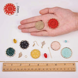 Bohemian Woven Chandelier Cowrie Shell Earring Kit