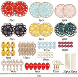 Bohemian Woven Chandelier Cowrie Shell Earring Kit