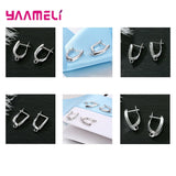 6 Pairs Sterling Silver Ear Wires DIY Earrings Making Components