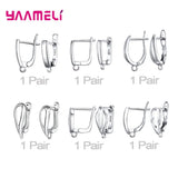 6 Pairs Sterling Silver Ear Wires DIY Earrings Making Components