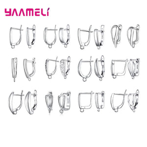 6 Pairs Sterling Silver Ear Wires DIY Earrings Making Components