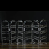 6 Panels Jewelry Display Earring Organizer Acrylic Jewelry Holder