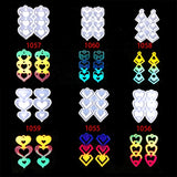 Heart Shape Earrings Resin Mold DIY Jewelry Making Tools