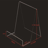 6 Pcs Acrylic Book Stand Display Holder