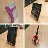 6 Pcs Acrylic Book Stand Display Holder