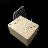 6 Pcs Acrylic Book Stand Display Holder