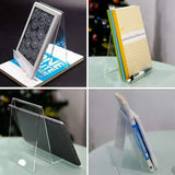 6 Pcs Acrylic Book Stand Display Holder