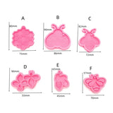 6 Pcs Insect Earrings Mirror Silicone Mold