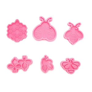 6 Pcs Insect Earrings Mirror Silicone Mold