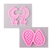 6 Pcs Earrings Resin Mold DIY Craft Silicone Mould