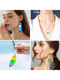6 Pcs Earrings Resin Mold DIY Craft Silicone Mould