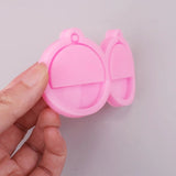 6 Pcs Earrings Resin Mold Ear Studs Necklace Silicone Mould DIY Crafts