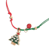 6 Pcs Christmas Bracelet Miss Charms Polyester Wrist Chain Luminous Accessories