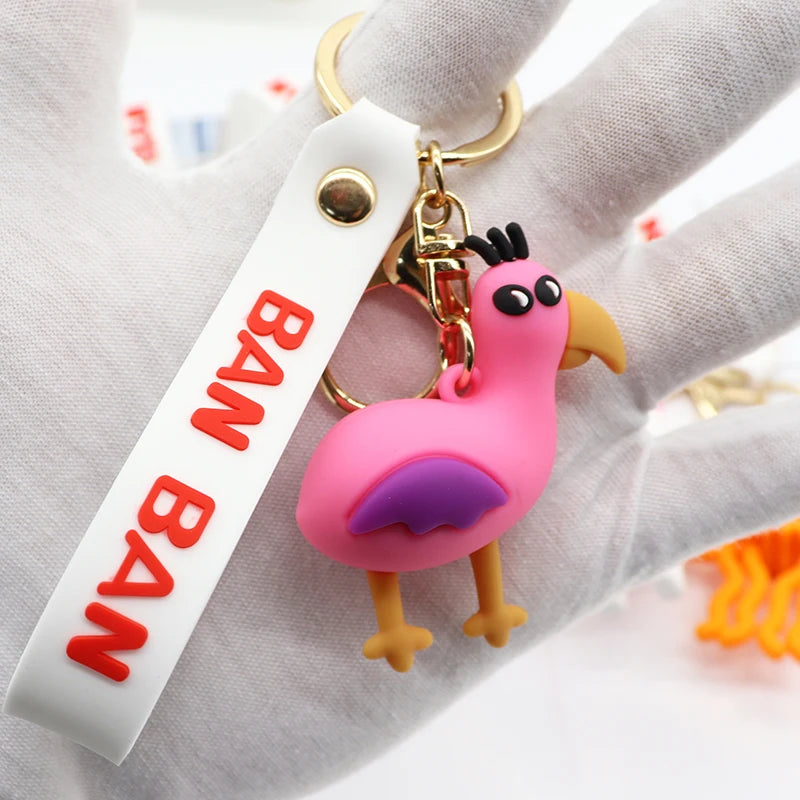 6 Pcs Banban Horror Game Keychain Pendant Set
