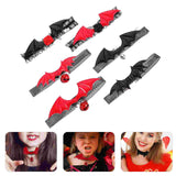 6 Pcs Halloween Lace Choker Bat Necklace Women's
