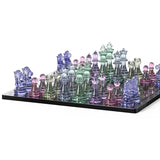 6 Pcs International Chess UV Crystal Resin Mold Chess Pieces Silicone Mould