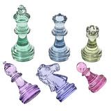 6 Pcs International Chess UV Crystal Resin Mold Chess Pieces Silicone Mould