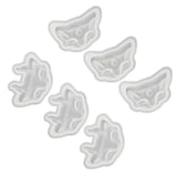 6 Pcs Animal Necklace DIY Silicone Molds Earth Tones Cat Molds