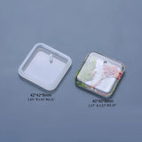 6 Pcs Keychain Epoxy Resin Mold Pendant Silicone Mould DIY Crafts