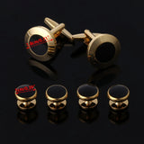 6 Pcs Men's Tuxedo Cufflinks Set Formal Shirt Studs