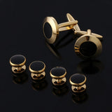 6 Pcs Men's Tuxedo Cufflinks Set Formal Shirt Studs