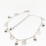 6 Pcs Mixed Summer Beach Anklet Bracelet Flower Bell Barefoot Leg Chain