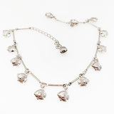 6 Pcs Mixed Summer Beach Anklet Bracelet Flower Bell Barefoot Leg Chain