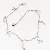 6 Pcs Mixed Summer Beach Anklet Bracelet Flower Bell Barefoot Leg Chain
