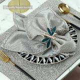 6 Pcs Napkin Ring for Wedding, Dining Table, Party, Christmas, Thanksgiving