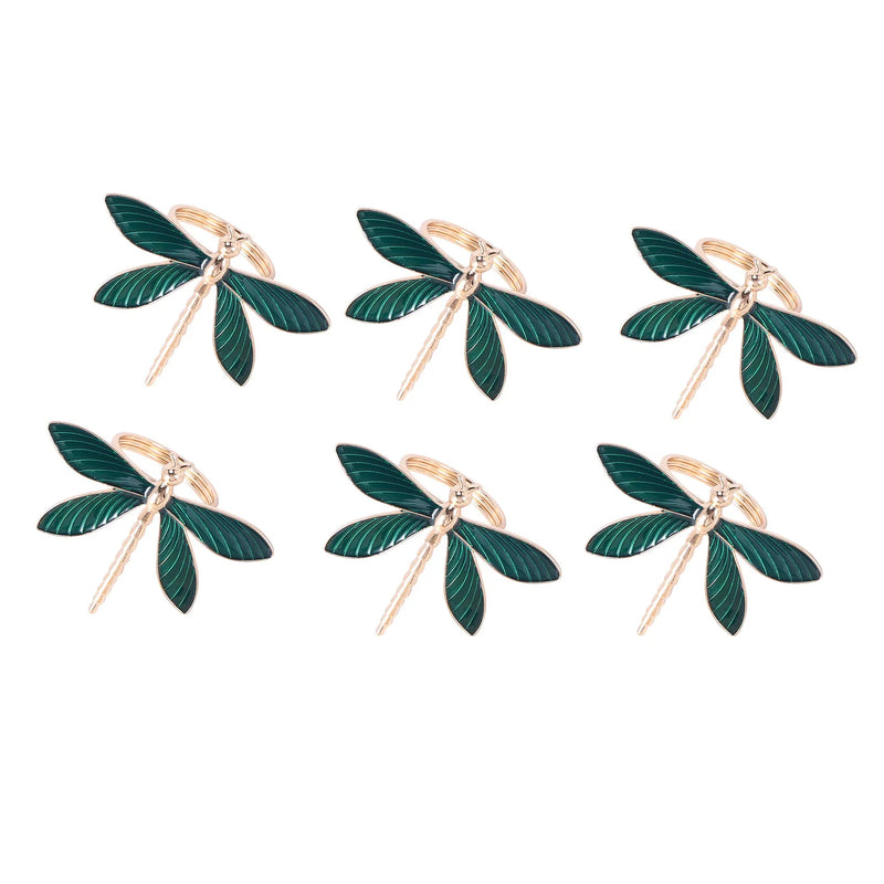 6 Pcs Napkin Ring for Wedding, Dining Table, Party, Christmas, Thanksgiving