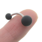 6 Pcs 14G Surgical Steel Bar Zircon Heart Belly Piercing Crystal Balls Earrings