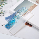 6 Pcs/Set Crystal Epoxy Resin Mold Bookmark Silicone Mould