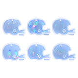 6 Pcs Silicone Baseball Molds Shadow Pendant DIY Jewelry Epoxy Crafting