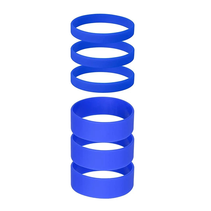 6 Pcs Silicone Bands for Sublimation Tumbler DIY Cup