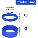 6 Pcs Silicone Bands for Sublimation Tumbler DIY Crafts