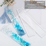 6 Pcs Silicone Bookmark Casting Mould DIY Craft Silicone Mold