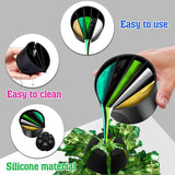 6 Pcs Split Cup Flower Pour Cup Paint Mixing Cup for DIY Painting Resin Pouring