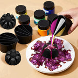 6 Pcs Split Cup Flower Pour Cup Paint Mixing Cup DIY Making Tools