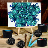 6 Pcs Flower Paint Pour Cup Set for Acrylic Resin DIY Making
