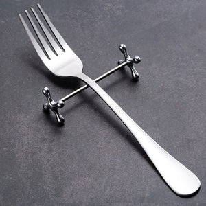 6 Pcs Zinc Alloy Chopsticks Rest Spoons Holder Rack Stand