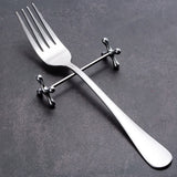 6 Pcs Zinc Alloy Chopsticks Rest Spoons Holder Rack Stand