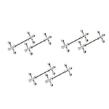6 Pcs Zinc Alloy Chopsticks Rest Spoons Holder Rack Stand