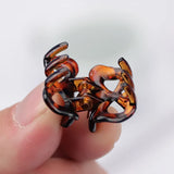 6 Pcs Small Hair Claw Clips Women Girls Plastic Hair Crab Claw Barrettes