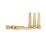 6 Brass Acoustic Guitar Bridge Pin Pegs