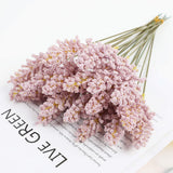 6-Pack Lavender Artificial Flower Bouquet Home Wedding Decor