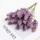 6-Pack Lavender Artificial Flower Bouquet Home Wedding Decor