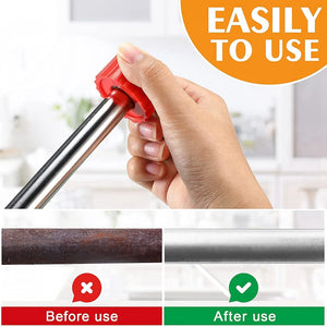 6 Pc Copper Pipe Cleaners, Tube Cleaning Brush for Copper, 3 Sizes